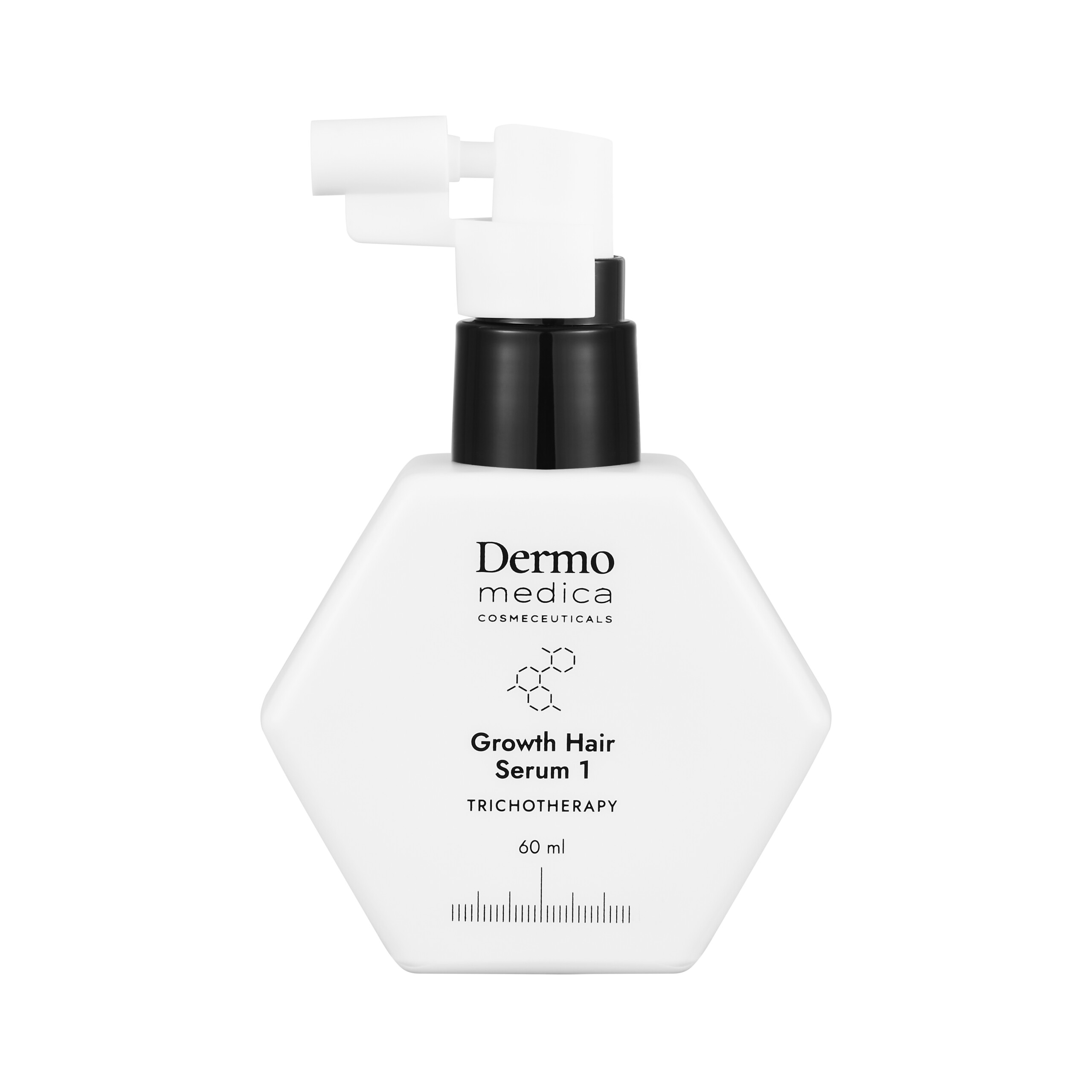 DERMOMEDICA COSMECEUTICALS GROWTH HAIR SERUM 1 Trychologiczne serum na porost włosów z aktywnymi czynnikami wzrostu i kompleksami przeciwzapalnymi 60ml